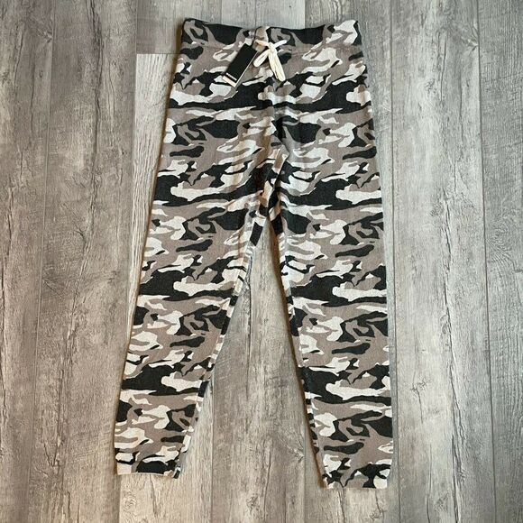 Monrow Sweatpants Womens Small Camo Camouflage Drawstring NEW - Picture 1 of 2